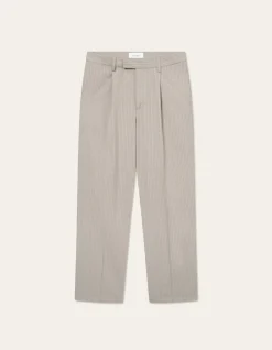 Les Deux Reece Pleated Pinstripe Suit Pants | Pants