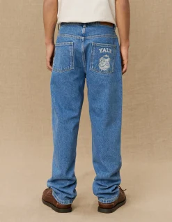 Les Deux Roi Yale Bulldog Denim Pants KIDS | Kids Yale
