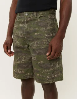 Les Deux Ryder AOP Denim Shorts | Shorts