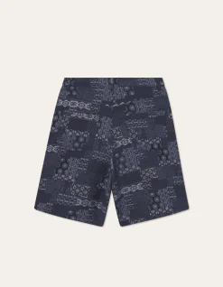 Les Deux Ryder Contrast Jacquard Shorts | Shorts