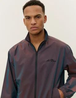 Les Deux Smith Shiny Tech Track Jacket | Jackets / Coats