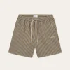 Les Deux Stan Stripe Seersucker Swimshorts | Shorts
