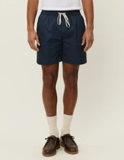Les Deux Stan Stripe Seersucker Swimshorts | Shorts