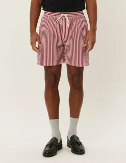 Les Deux Stan Stripe Seersucker Swim Shorts | Shorts