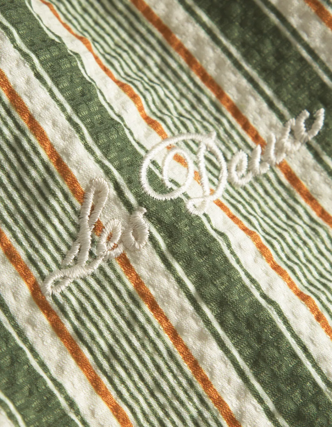 Les Deux Stan Stripe Seersucker Swim Shorts Kids | Kids Bottoms