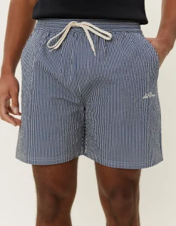 Les Deux Stan Stripe Seersucker Swim Shorts | Shorts