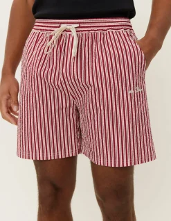 Les Deux Stan Stripe Seersucker Swim Shorts | Shorts