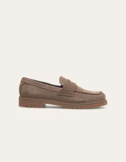 Les Deux Taylor Suede Penny Loafer | Shoes