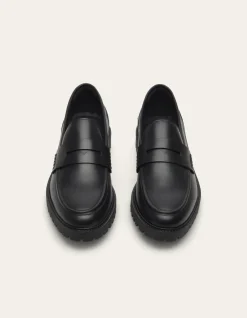 Les Deux Thatcher Leather Penny Loafer | Shoes