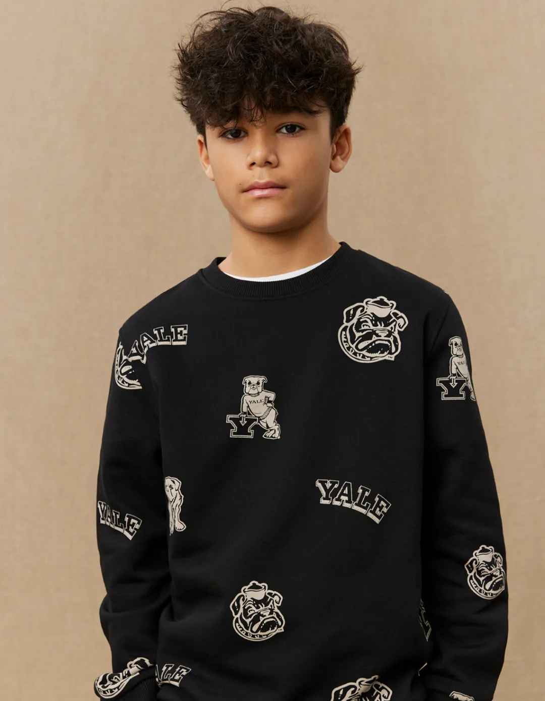 Les Deux Yale AOP Logo Sweatshirt KIDS | Kids Yale