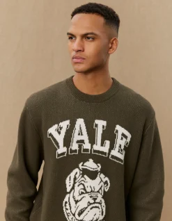 Les Deux Yale Bulldog Round Neck Knit | Knitwear
