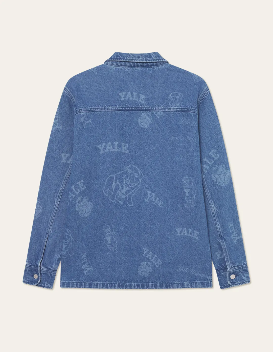 Les Deux Yale Logo Denim Overshirt | Shirts / Overshirts