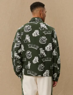 Les Deux Yale Logo Jacquard Overshirt | Shirts / Overshirts