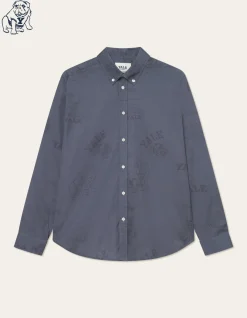 Les Deux Yale Satin Jacquard Shirt | Shirts / Overshirts