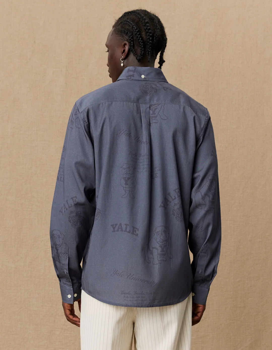 Les Deux Yale Satin Jacquard Shirt | Shirts / Overshirts