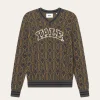 Les Deux Yale V-Neck Jacquard Knit | Knitwear
