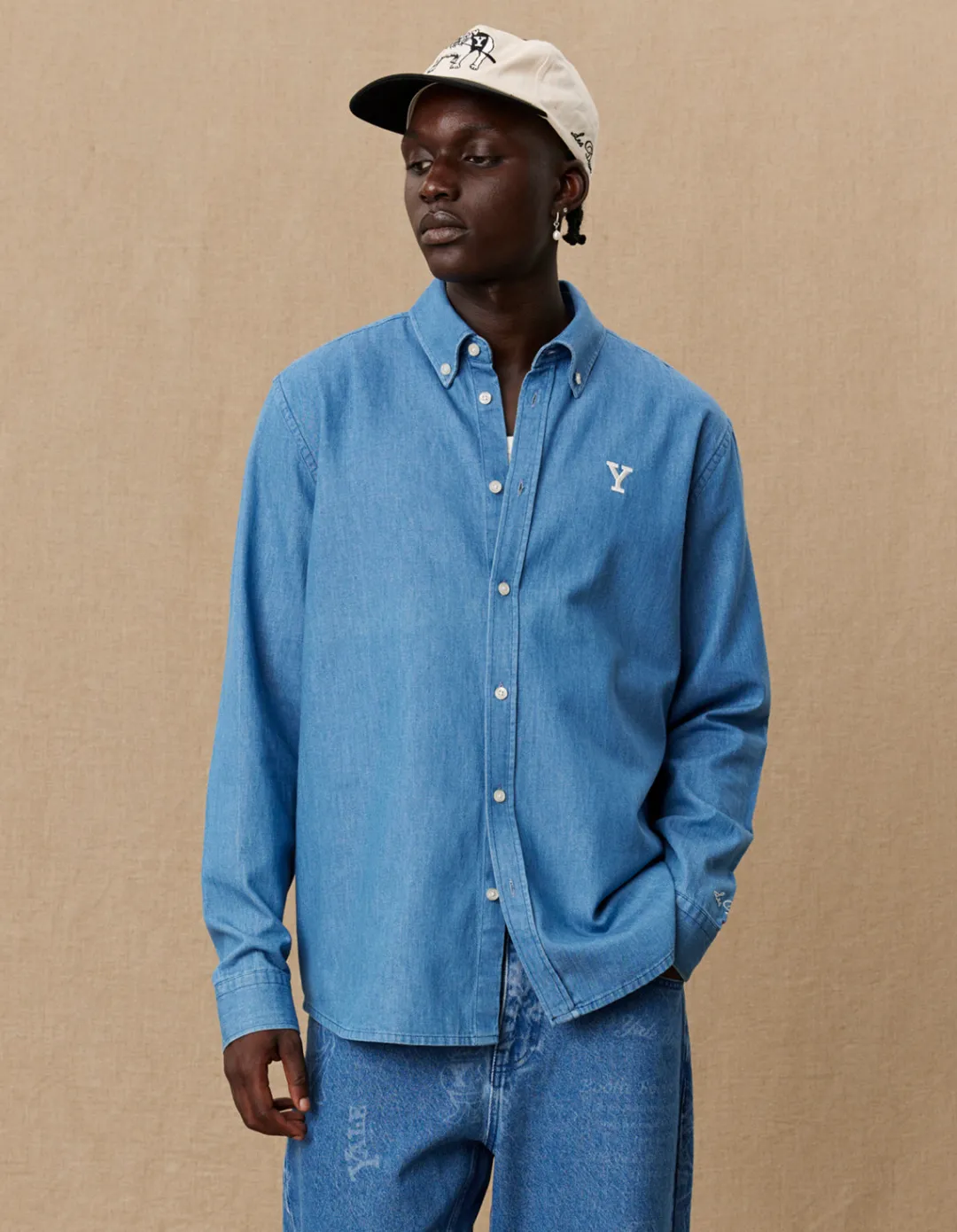 Les Deux Yale Y Denim Shirt | Shirts / Overshirts