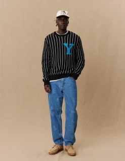 Les Deux Yale Y Pinstripe Knit | Knitwear