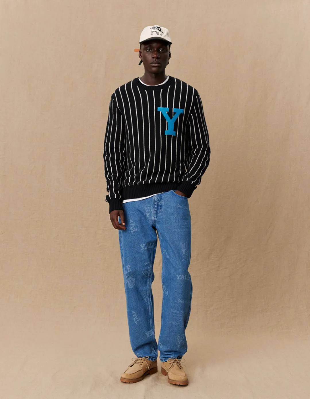 Les Deux Yale Y Pinstripe Knit | Knitwear