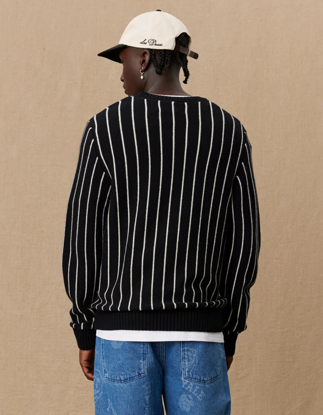 Les Deux Yale Y Pinstripe Knit | Knitwear